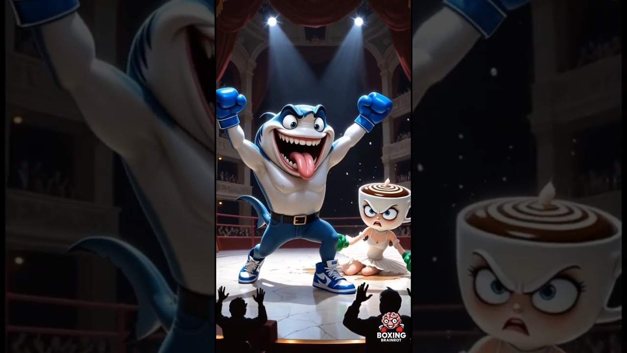 Tralalero Tralala vs Ballerina Cappuccina 🥊 CHAOTIC Brainrot Boxing Fight!