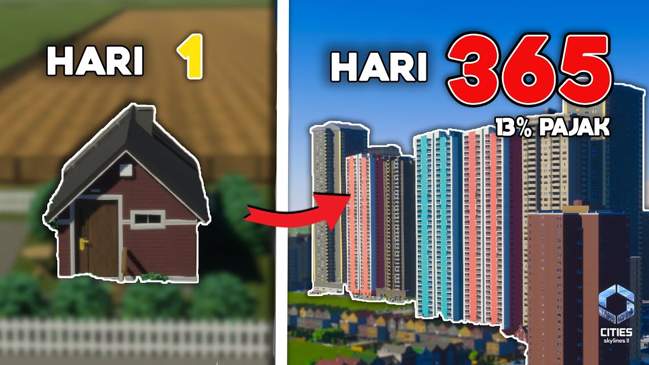 365 Hari menjadi walikota dengan pajak 13% tanpa korupsi di game Cities Skylines 2? Emang bahagia?