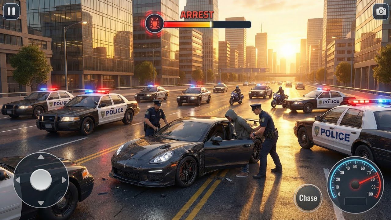 City Cop Chase Adventure | Police Chase & Arrest Simulator 3D