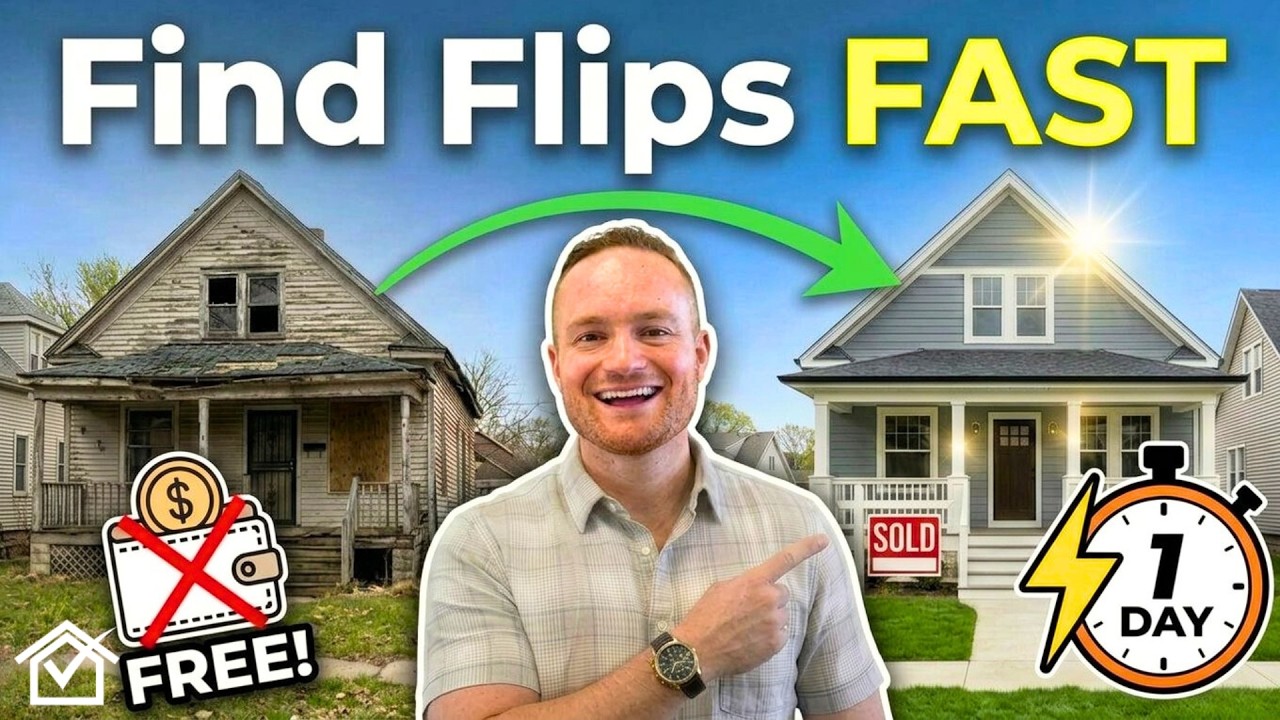 How To Find Houses To Fix & Flip (FAST & FREE)!