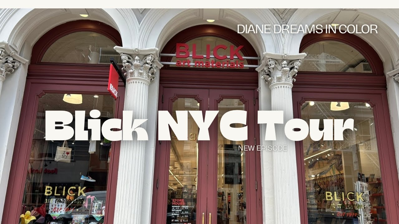 Blick Art Store Tour NYC