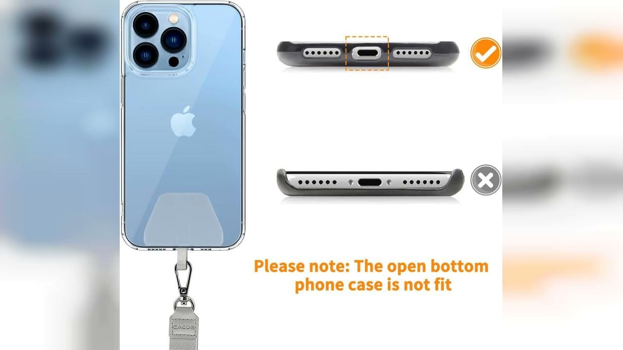 Review: CACOE Phone Lanyard 2 Pack-2&times; Adjustable Neck Strap,2&times; Phone Patches,Universal Cell Ph...
