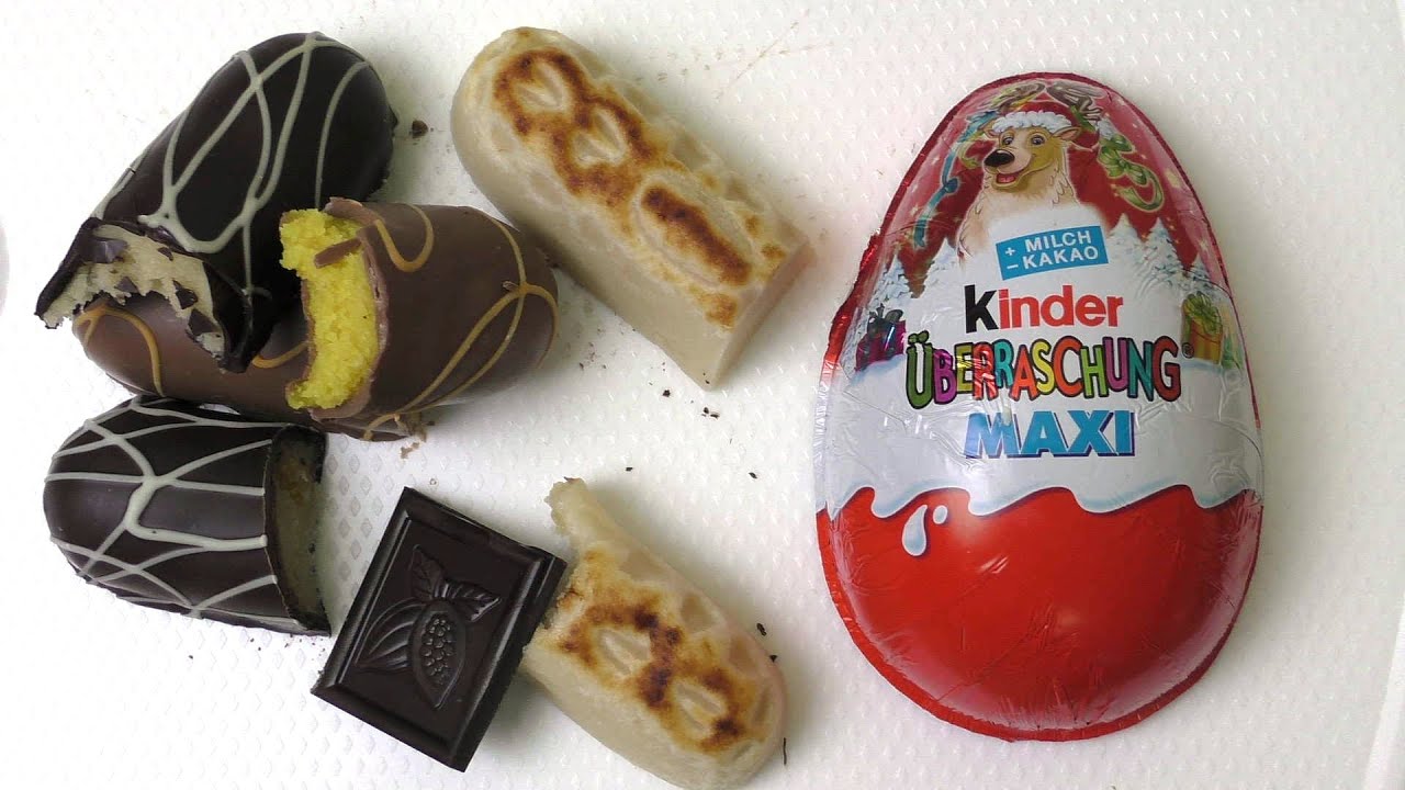 Marzipan Bread | Fair Trade Dark Chocolate | Kinder Maxi Suprise Eggs