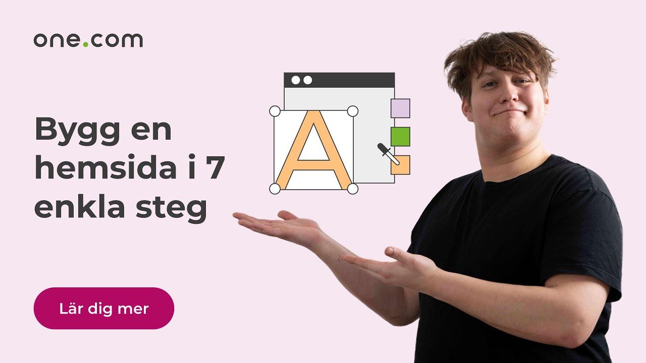 Bygg en hemsida i 7 enkla steg