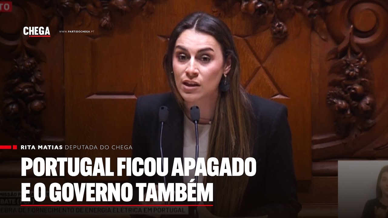 Portugal ficou apagado e o Governo também