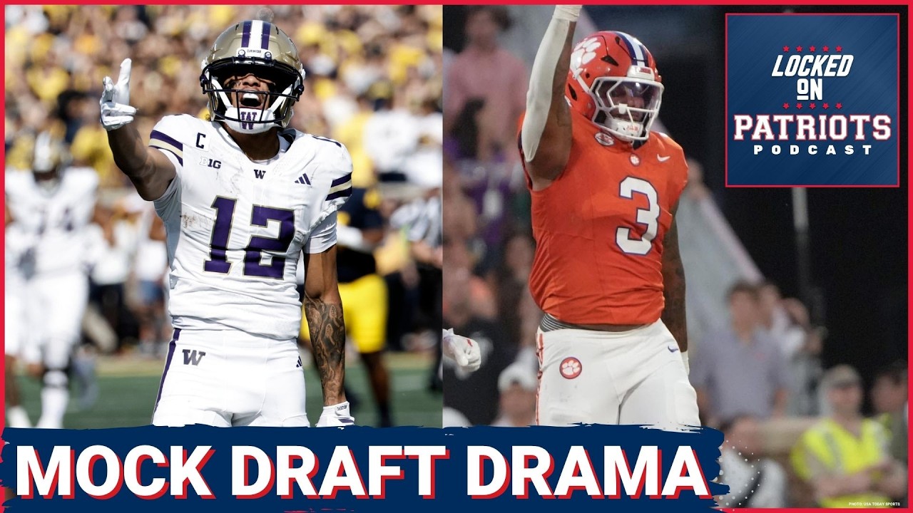 MOCK DRAFT #2: Patriots CHOOSE Between WR-Edge at #31 | Strategy UNVEILED