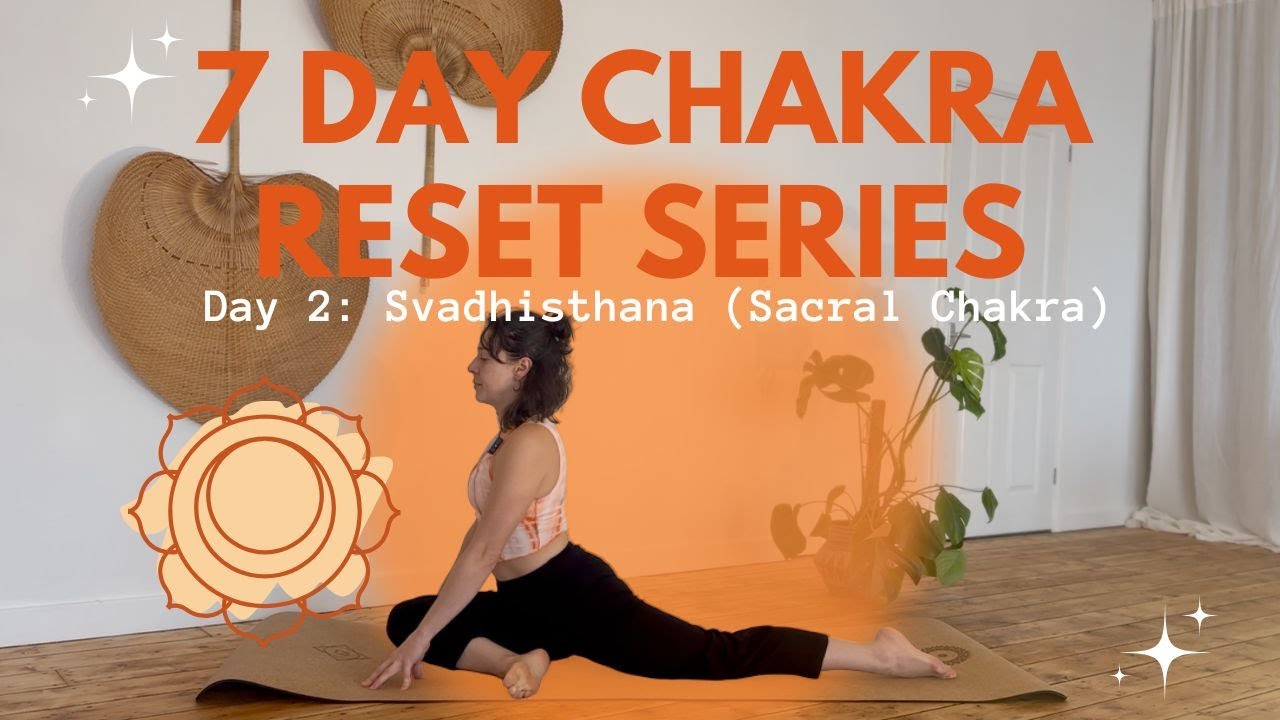 Day 2 | Sacral Chakra Yoga Flow | 20 Min Creative Practice-Seed Mantra “Vam” | Chakra Reset Series🧡