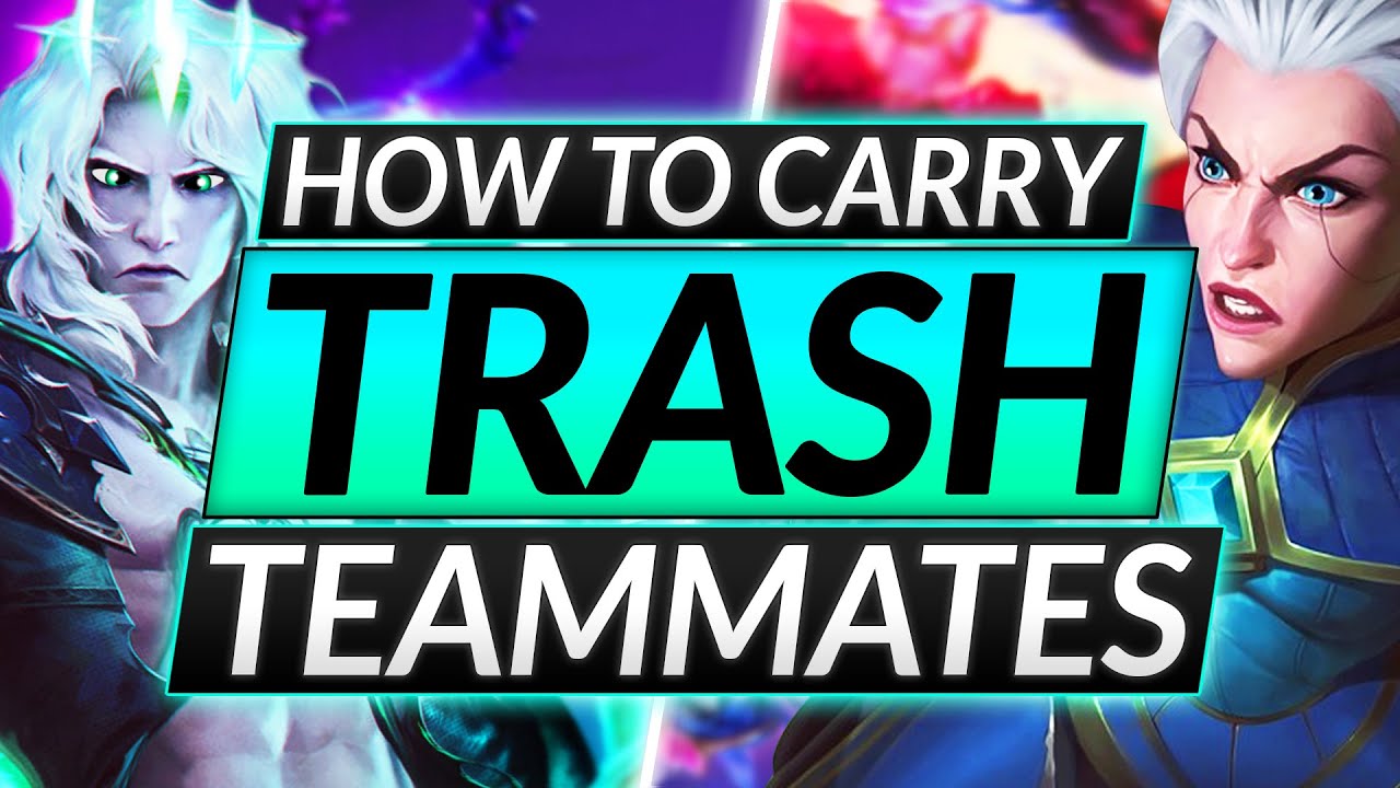 The ONLY GUIDE for CARRYING TRASH TEAMMATES - Top Lane Tricks - LoL Tips