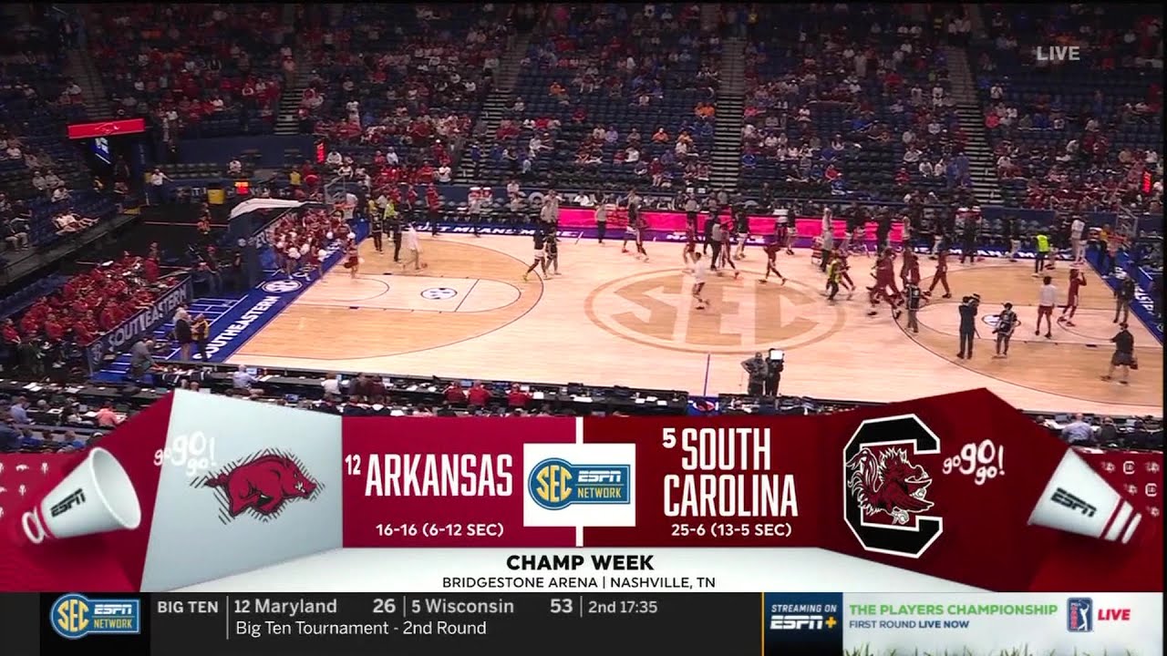 2023-24 NCAAM USC vs Arkansas - SEC Tournament Full Game with Radio Commentary