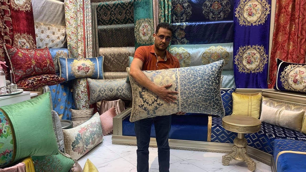 Derniers modèles de tissus de salon marocain |Hicham|طوندونس اثواب الصالونات المغربية