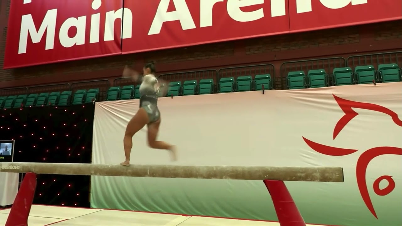 Jennifer Gadirova Beam Comeback 2026 Welsh Championships 