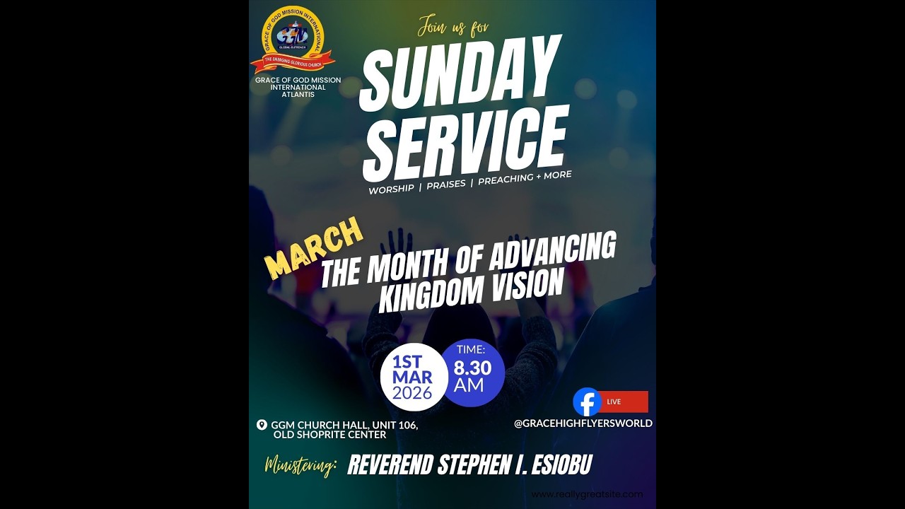 ADVANCING KINGDOM VISION || SUNDAY SERVICE || REVEREND STEPHEN I. ESIOBU