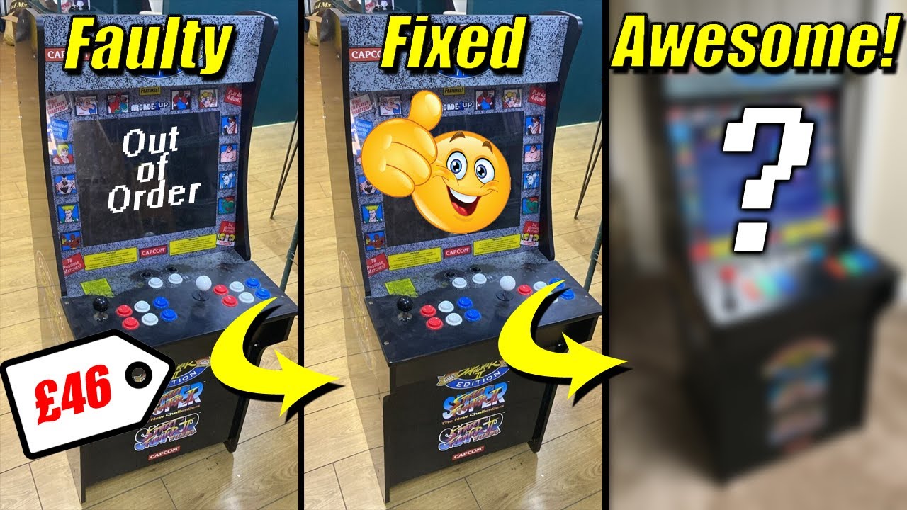Faulty 1Up Arcade Machine | Fix and Upgrade!