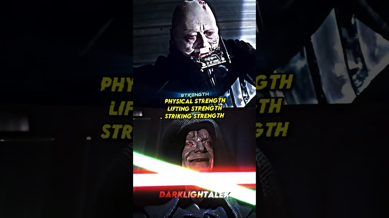 Redeemed Vader Vs ROTJ Darth Sidious | #shorts