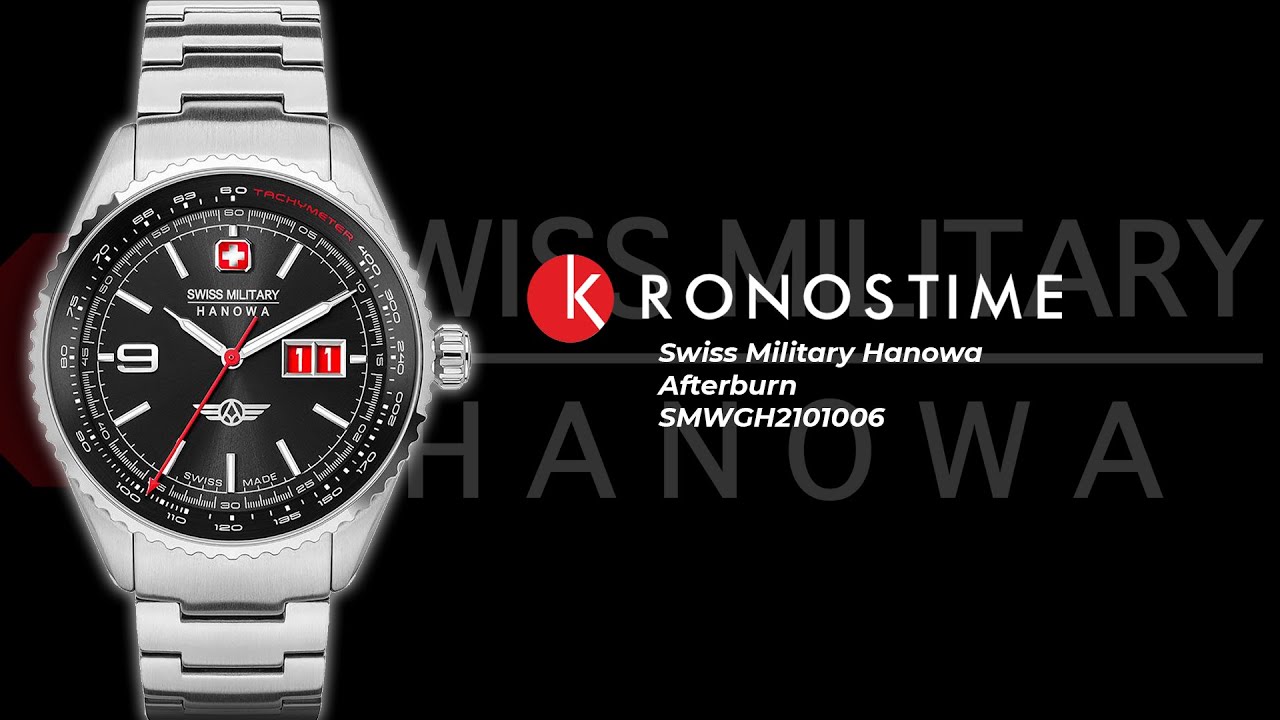 Swiss Military Hanowa Afterburn SMWGH2101006 обзор часов - KronosTime.RU