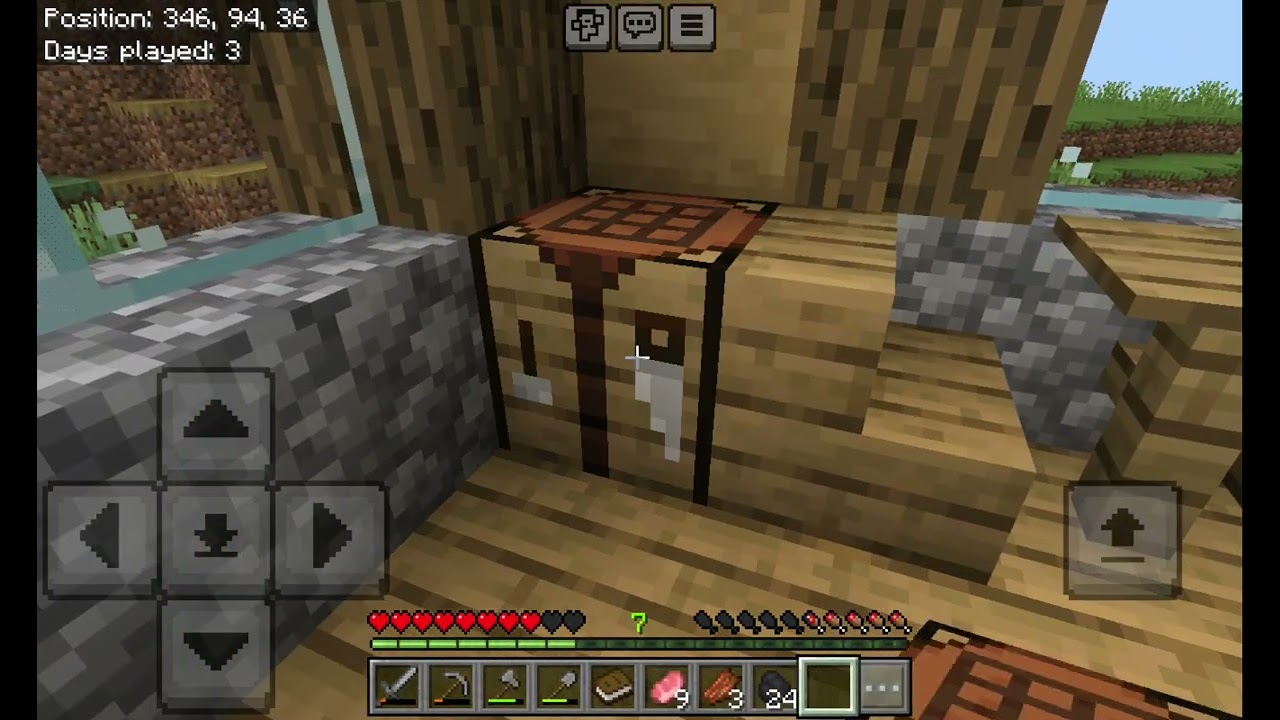 لقيت قرية 🔥 ماين كرافت #minecraft #3
