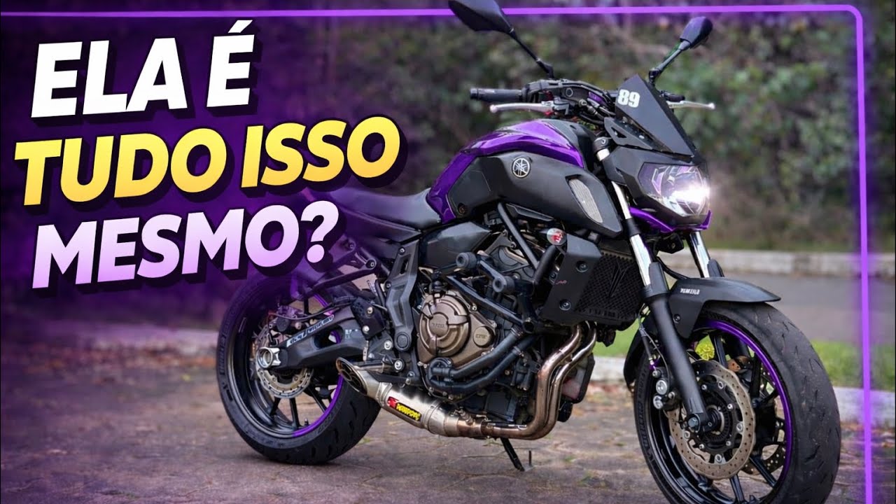 Andei na famosa MT07 😏