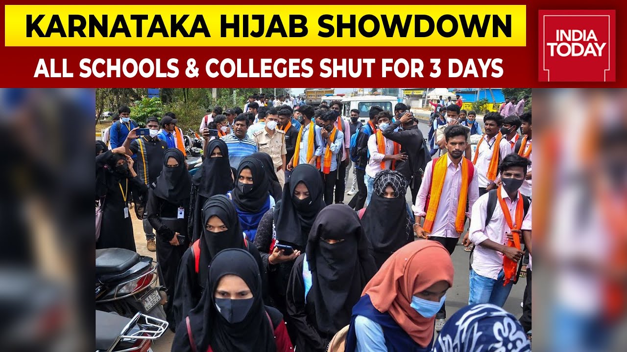 Hijab Row: Karnataka Colleges & Schools Shut For Next 3 Days, High Court Hearing To Resume Tomorrow