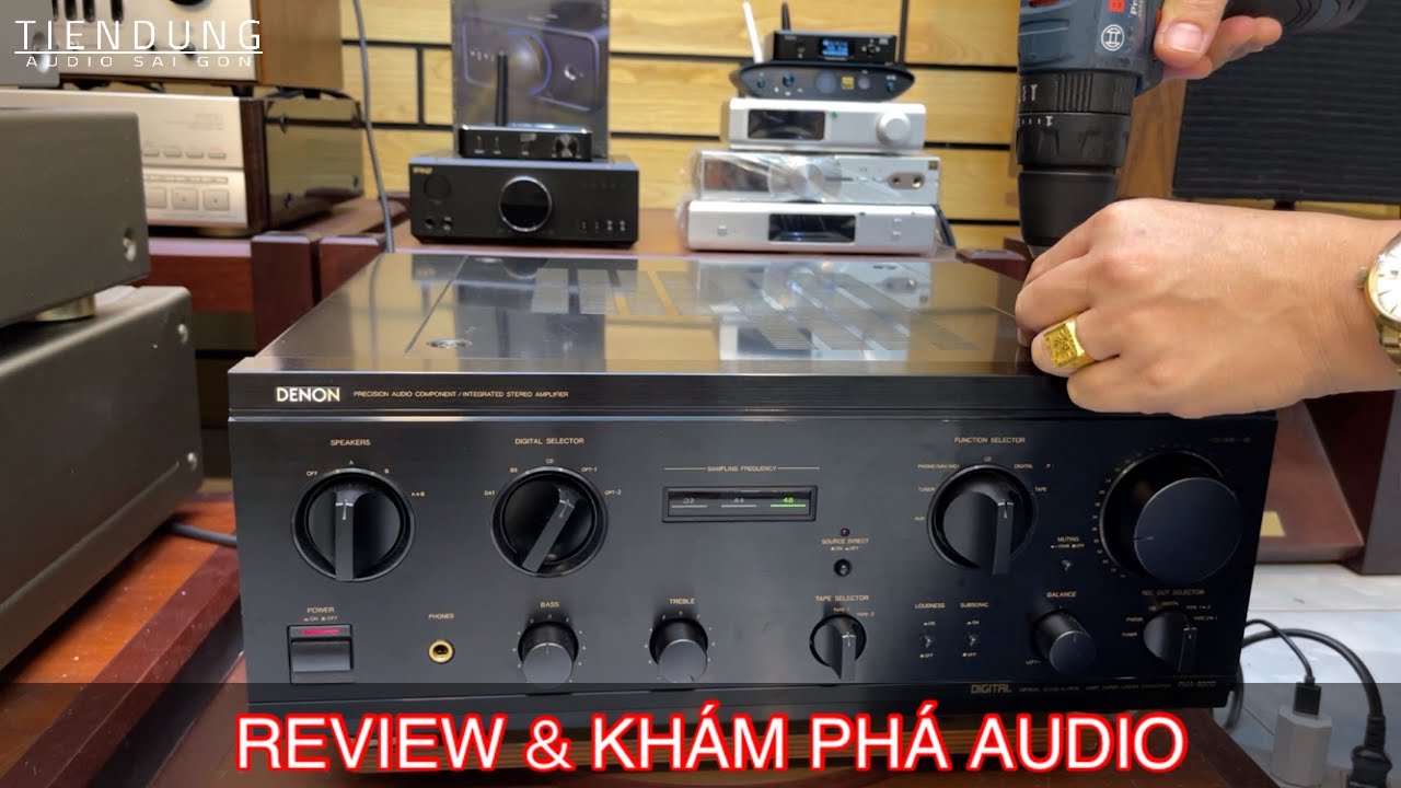 Mở tung Ampli DENON PMA-890D khám phá lòng phèo Tiến Dũng Audio Sài Gòn