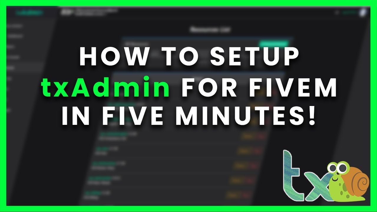 Установка сервера txAdmin FiveM менее чем за 5 минут! | ZAP-HOSTING.COM