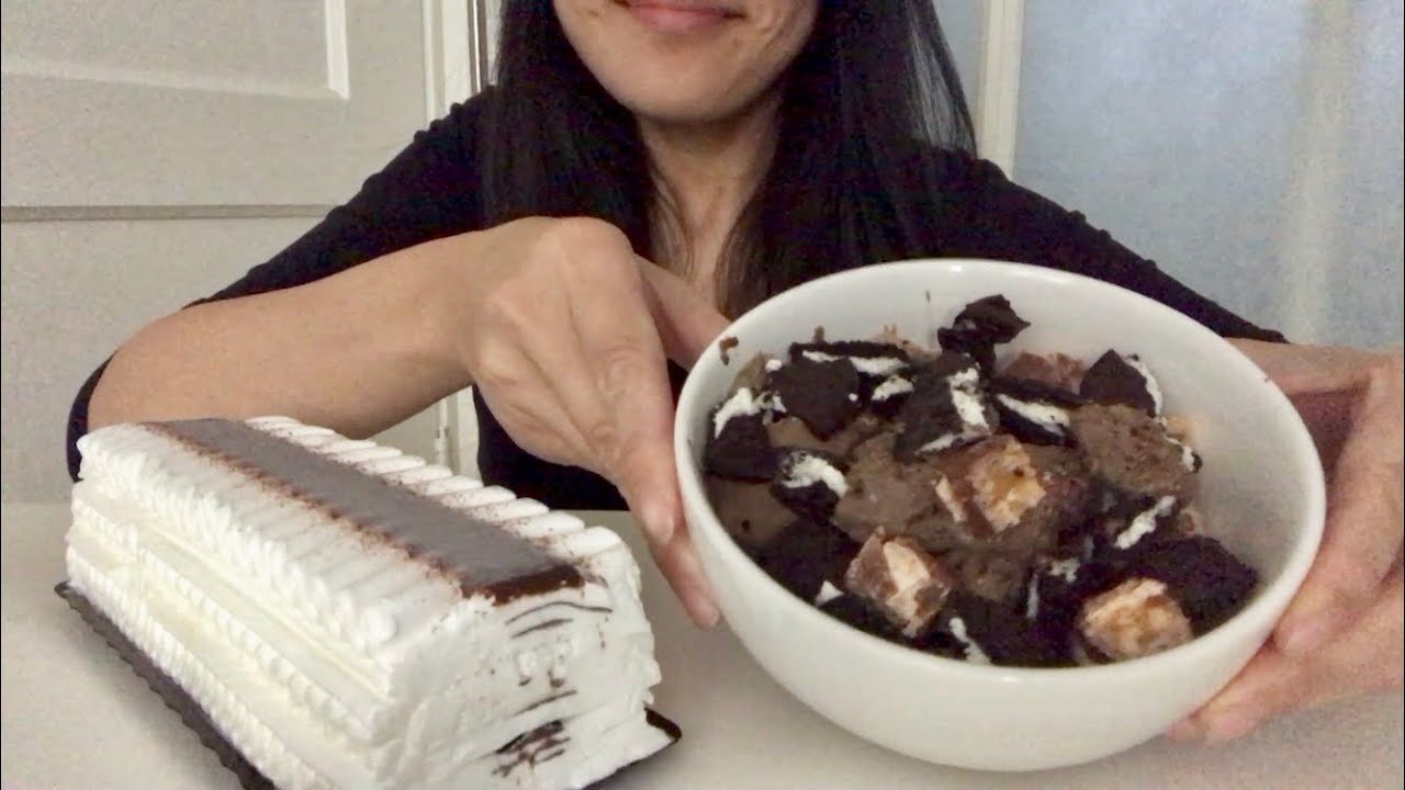 [MUKBANG] ICE CREAM & OREO ~ MORE ICE CREAM ~ SNICKERS