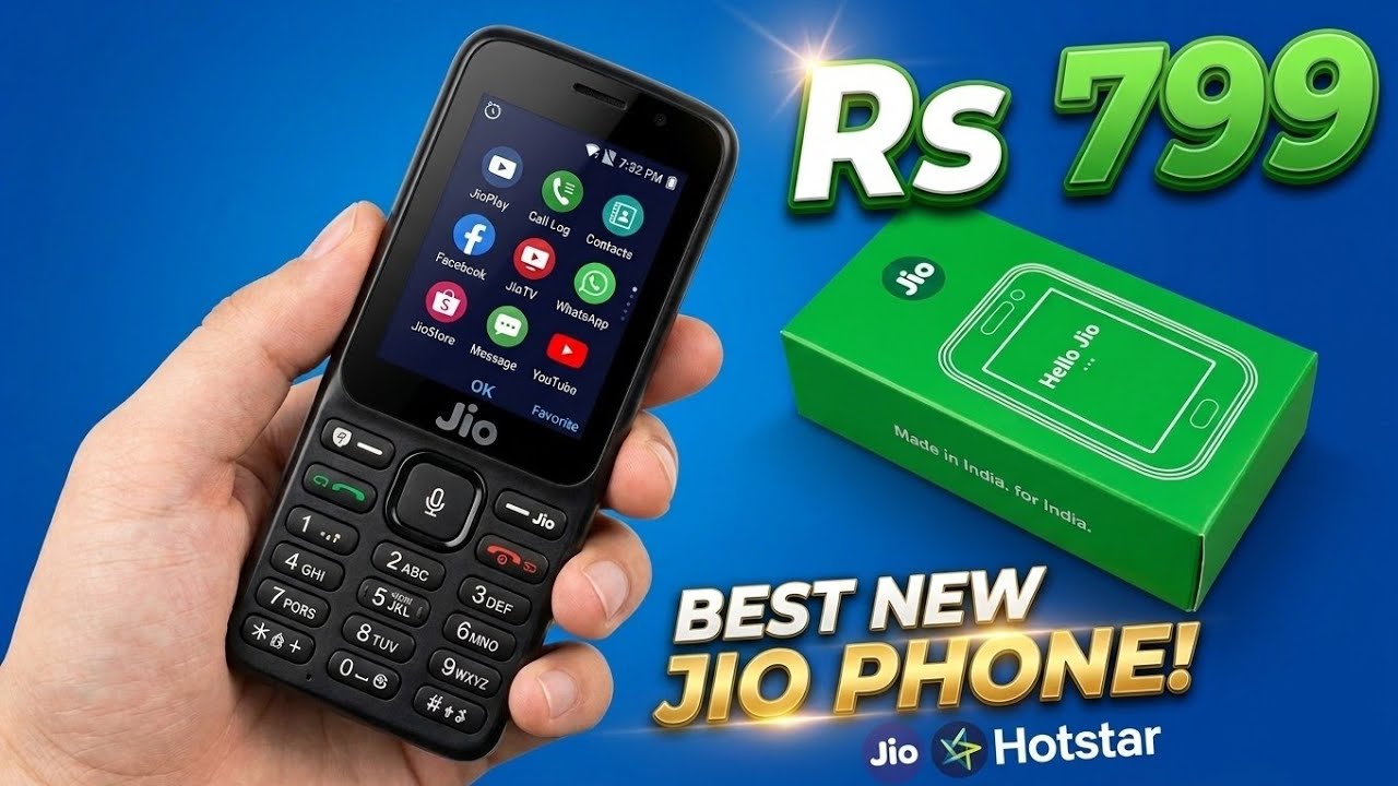 Jio Phone 2026 Unboxing & Review | ₹799 में WhatsApp | YouTube | Jio Hotstar | Refurbished 🔥