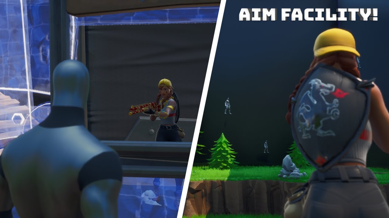 Fortnite Aim Facility! - (Creative Mode Aim Course!)