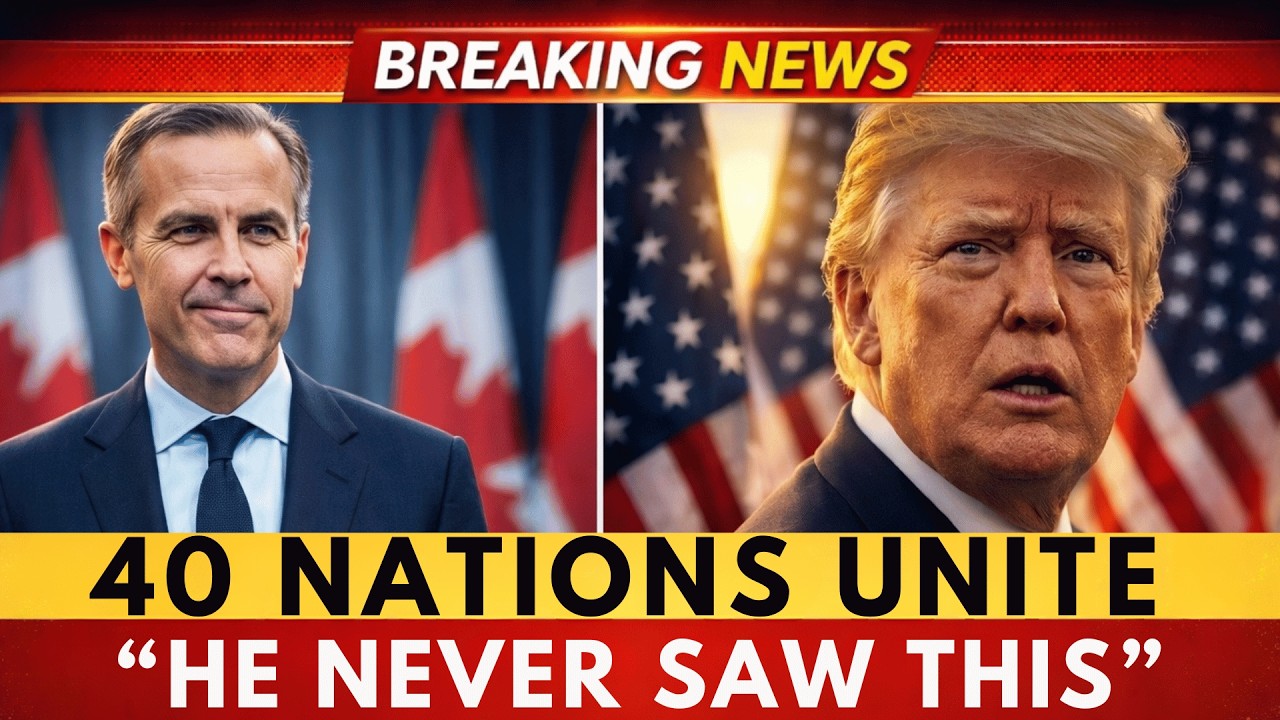 1 MIN AGO: Carney Builds 40-NATION Alliance to Counter Trump — 1.5 BILLION People United!