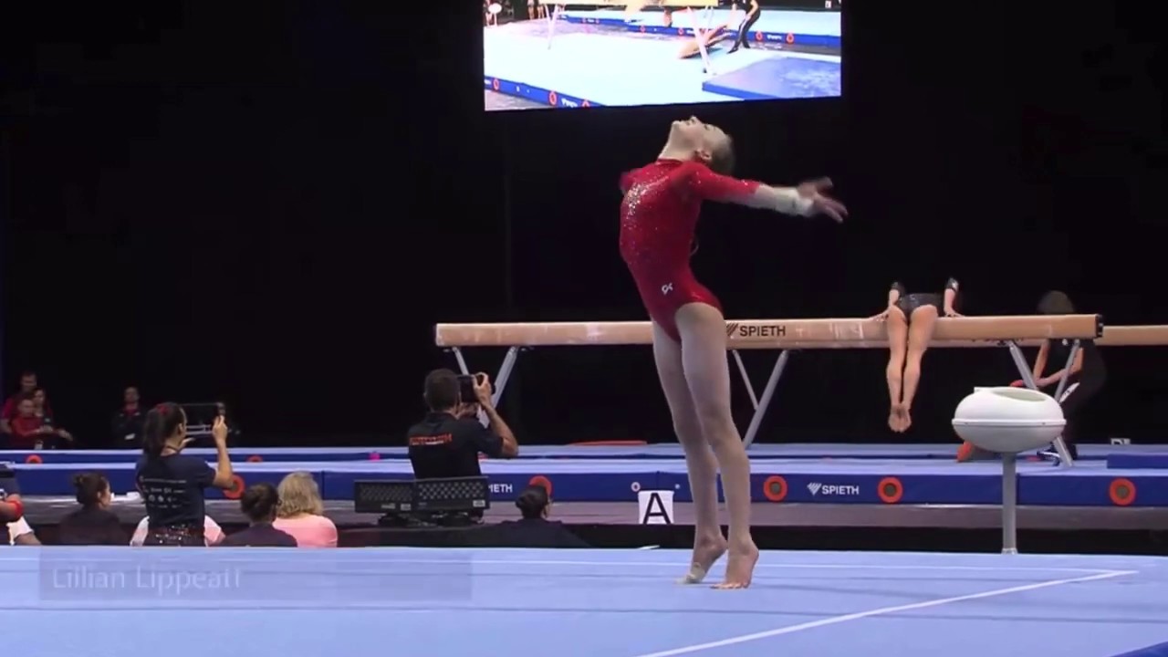 Lily Lippeatt USA Floor International Gymnix Team/AA 2020