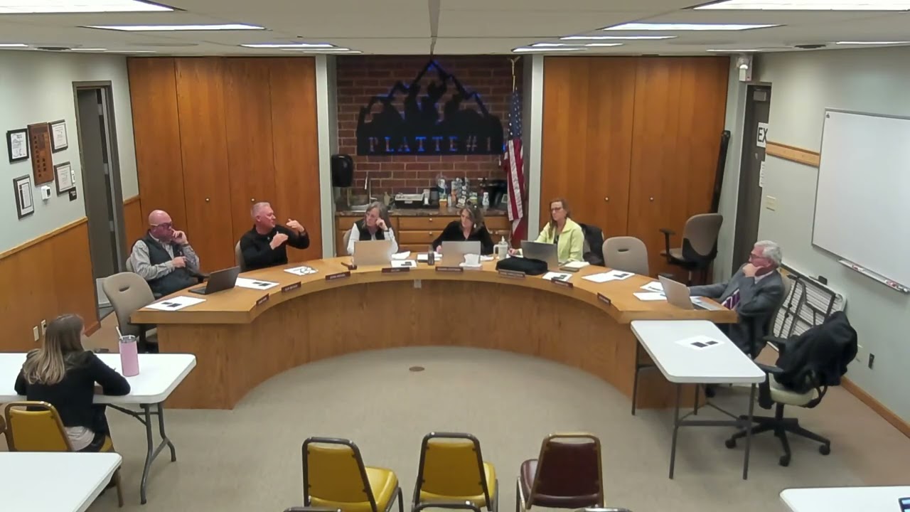 PCSD1 Board Work Session Feb 9th 2026