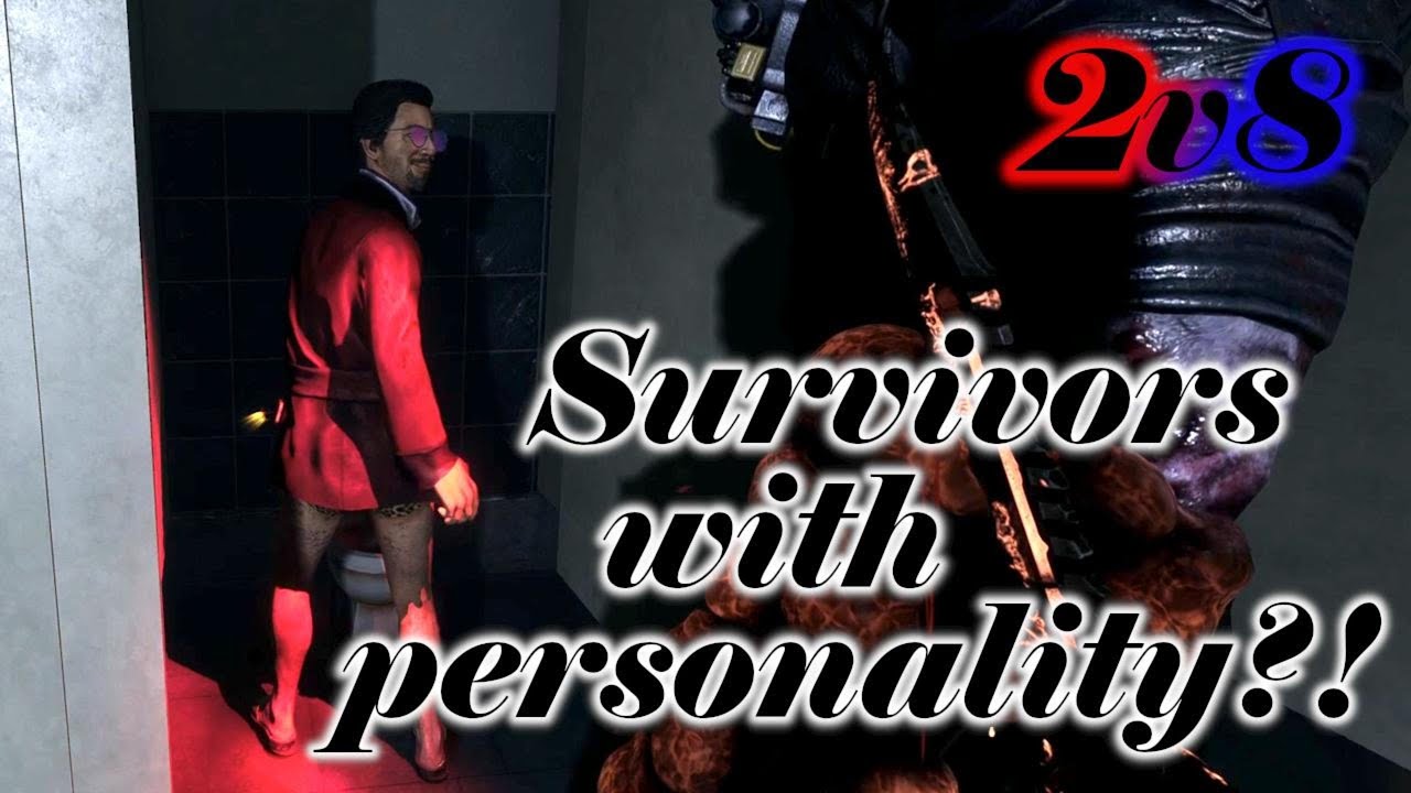 Survivors with Personality?! Wesker 2v8 - DBD (Full Game)