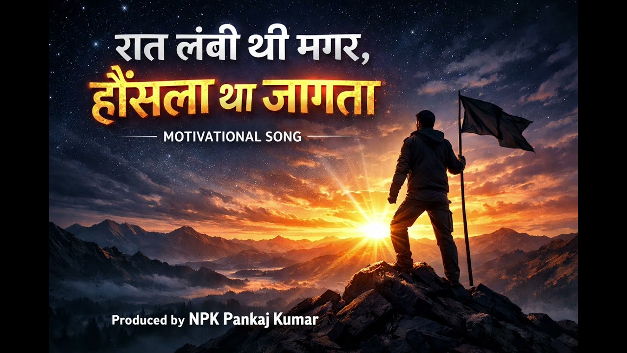 रात लंबी थी मगर.......New treding song motivational song 2026 #song #motivationalsong #2026 