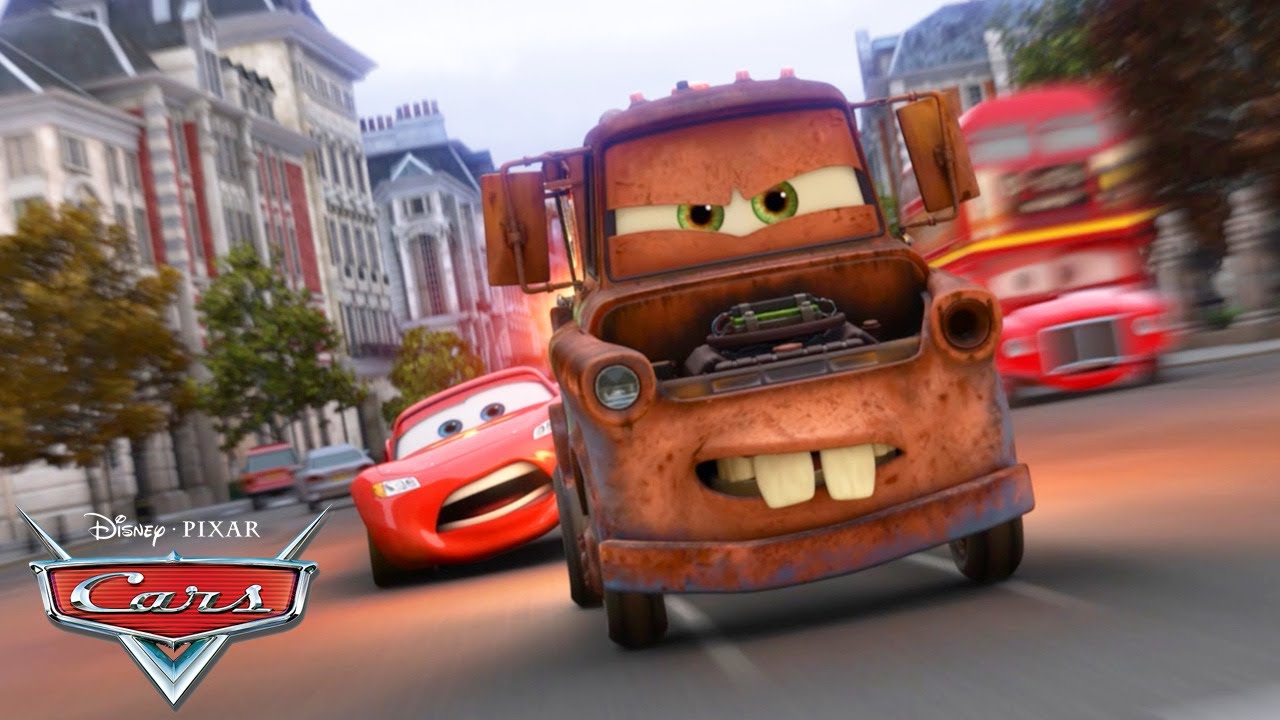 Mater's Spy Moments in Cars 2 | Pixar Cars | @disneyjr