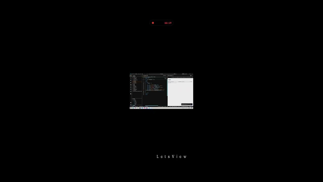 Html #login form