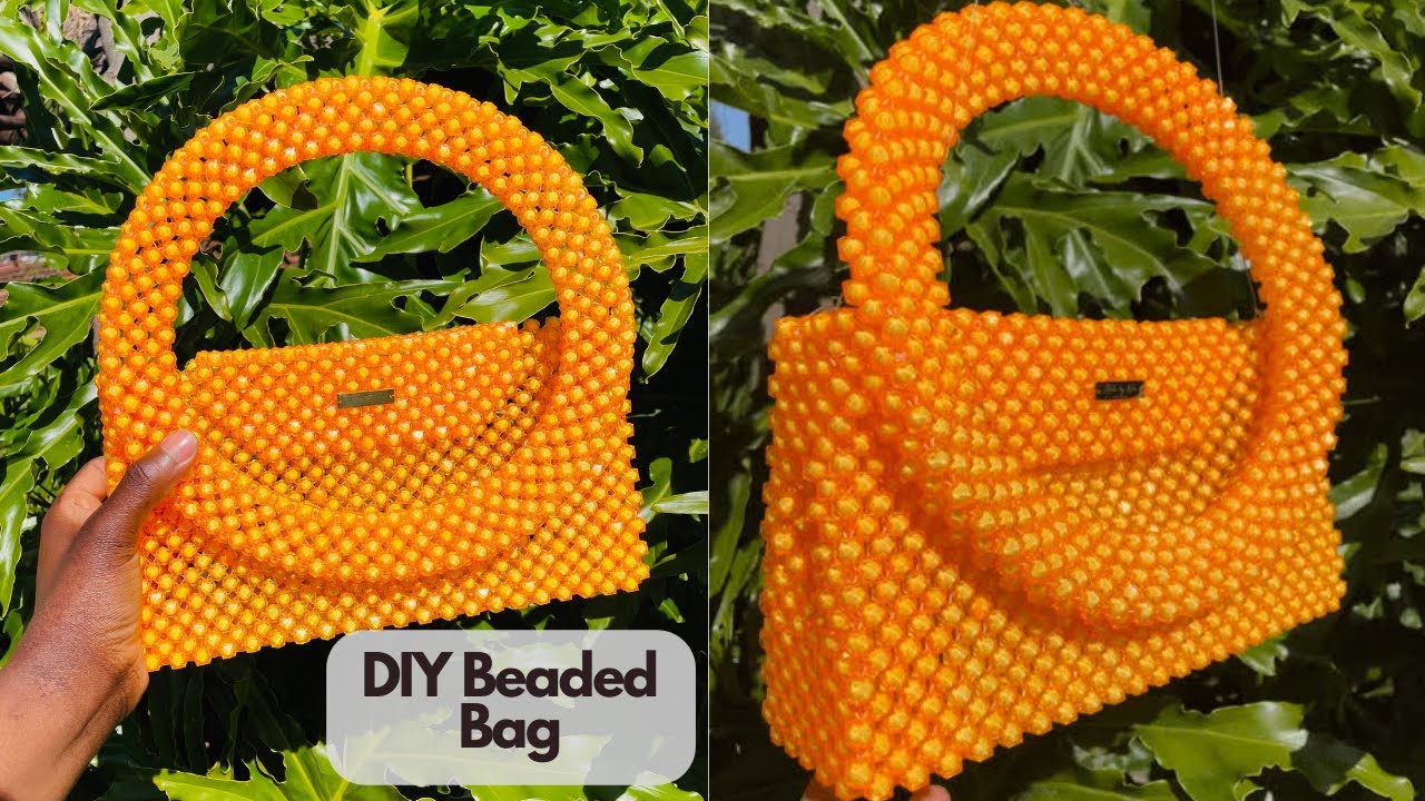 DIY BEADED BAG // HOW TO MAKE JACQUEMUS BEADED BAG // BEGINNER FRIENDLY
