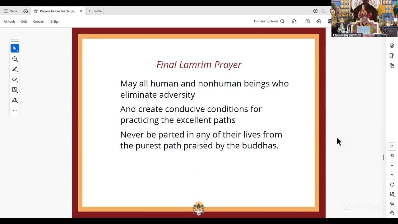 Chenrezig Institute online events