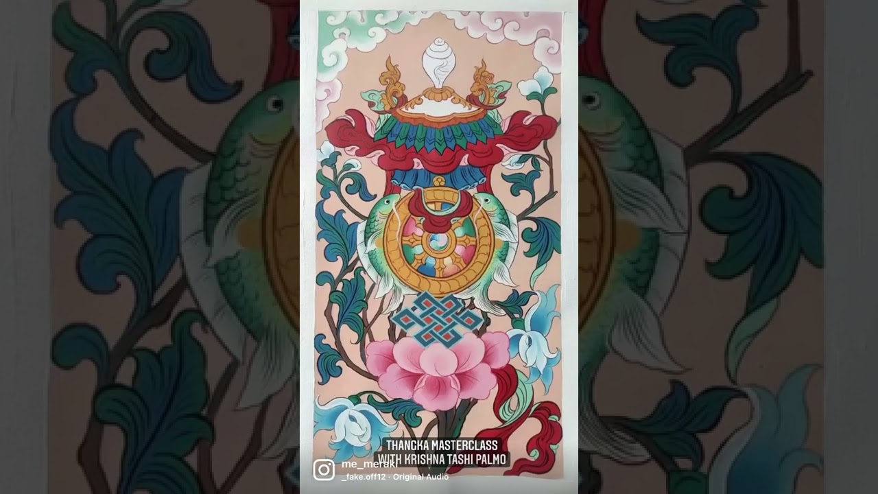 Incredible Tibetan Art Of Thangka | Thangka Paintings for Beginners | Easy Thangka Artwork #art