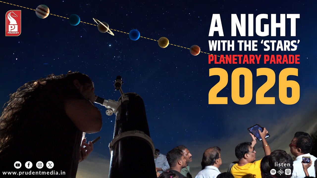 A magical night under the stars! | Night Sky Viewing Session | Planetary Parade 2026 | Prudent