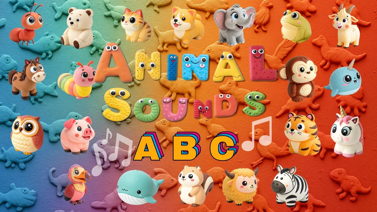 ABC Zoo Animals Sounds Song | Baby Animals Alphabet | Roar, Meow, Woof! 🐾