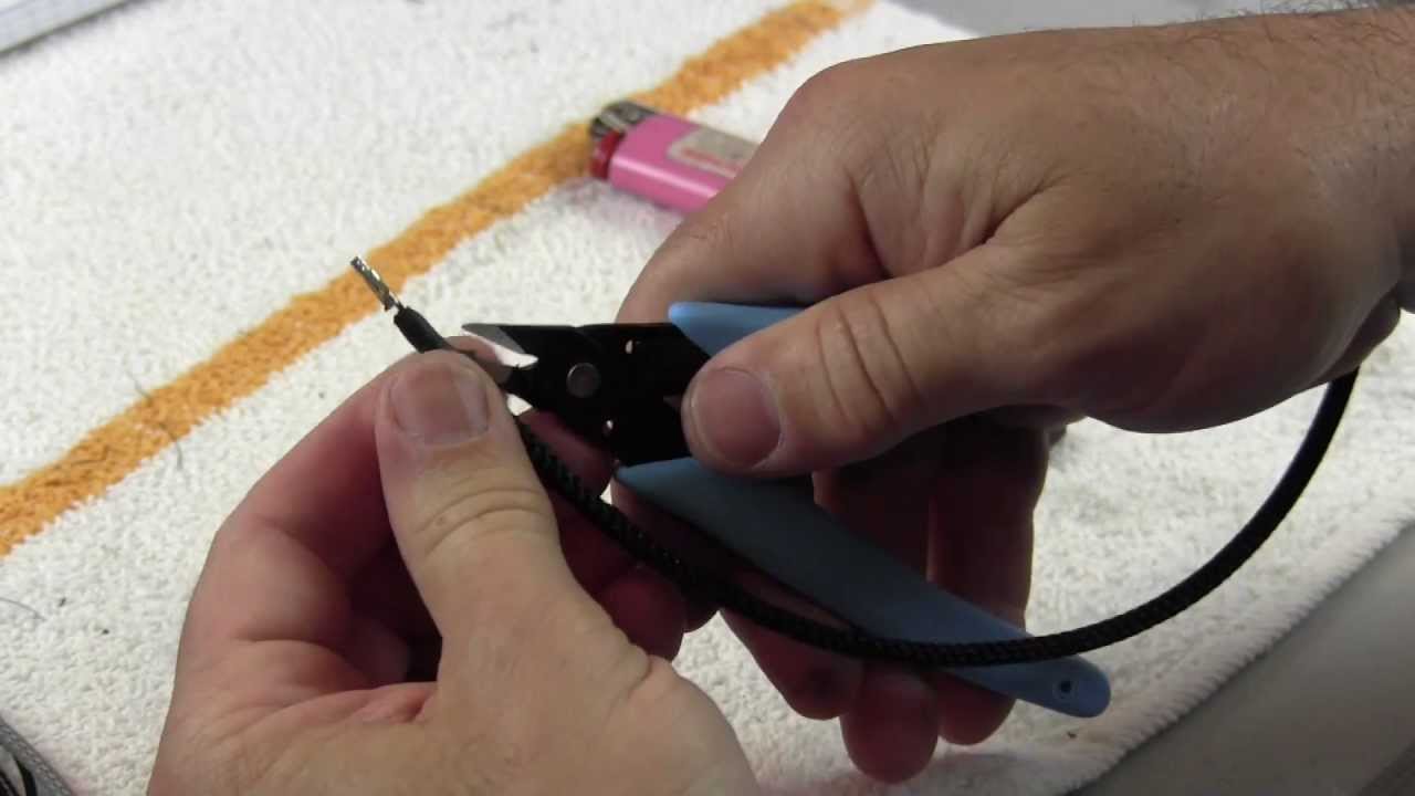 How to Cut, Strip, and Sleeve a Cable, Heat Shrinkless with MDPC X Sleeving