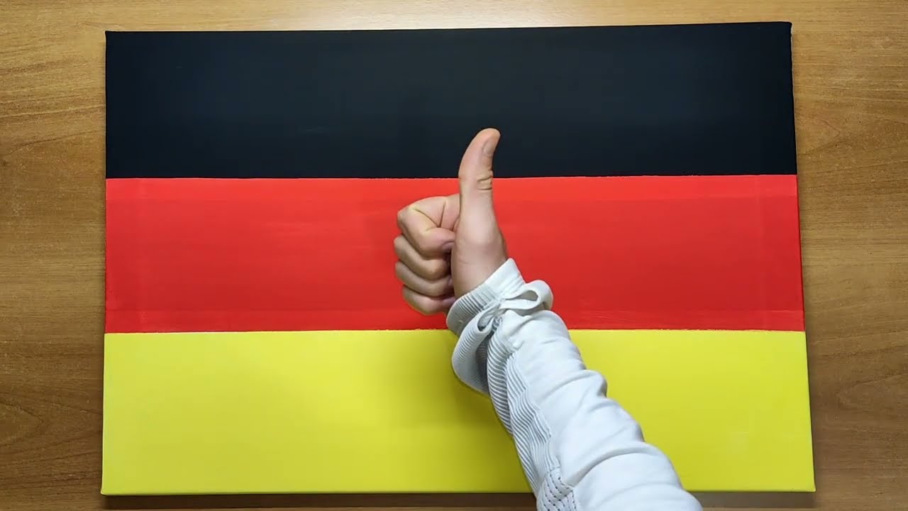 How To Paint the flag of GERMANY