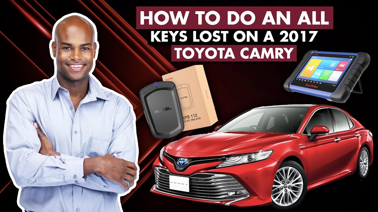 Autel IM508 и APB112 | Как восстановить все ключи на Toyota Camry 2017 года | Обучение 2020