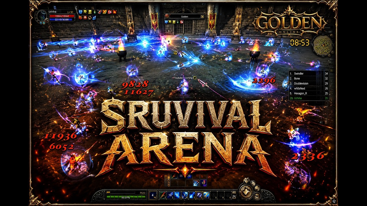 Survival Arena 52KILLS Golden Online Cap 90 2026 | Uchiha .