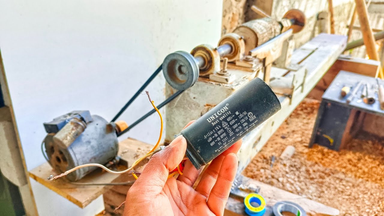 ⭕ Mesin Bubut Pompa Air Ganti Kapasitor Mesin Cuci Biar Tambah Kuat - Bubut Kayu