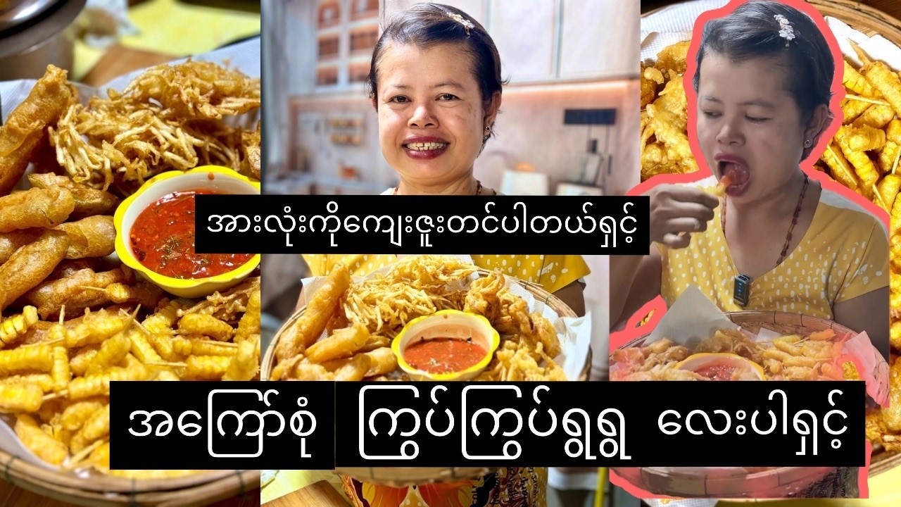 အကြော်စုံကြွပ်ကြွပ်ရွရွ လေးပါရှင့်