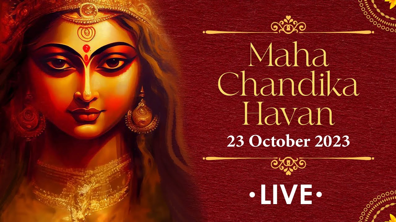 Experiencing Divine Energy: Maha Chandika Havan at Adi Sankara Nilayam- Navaratri Celebrations 2023