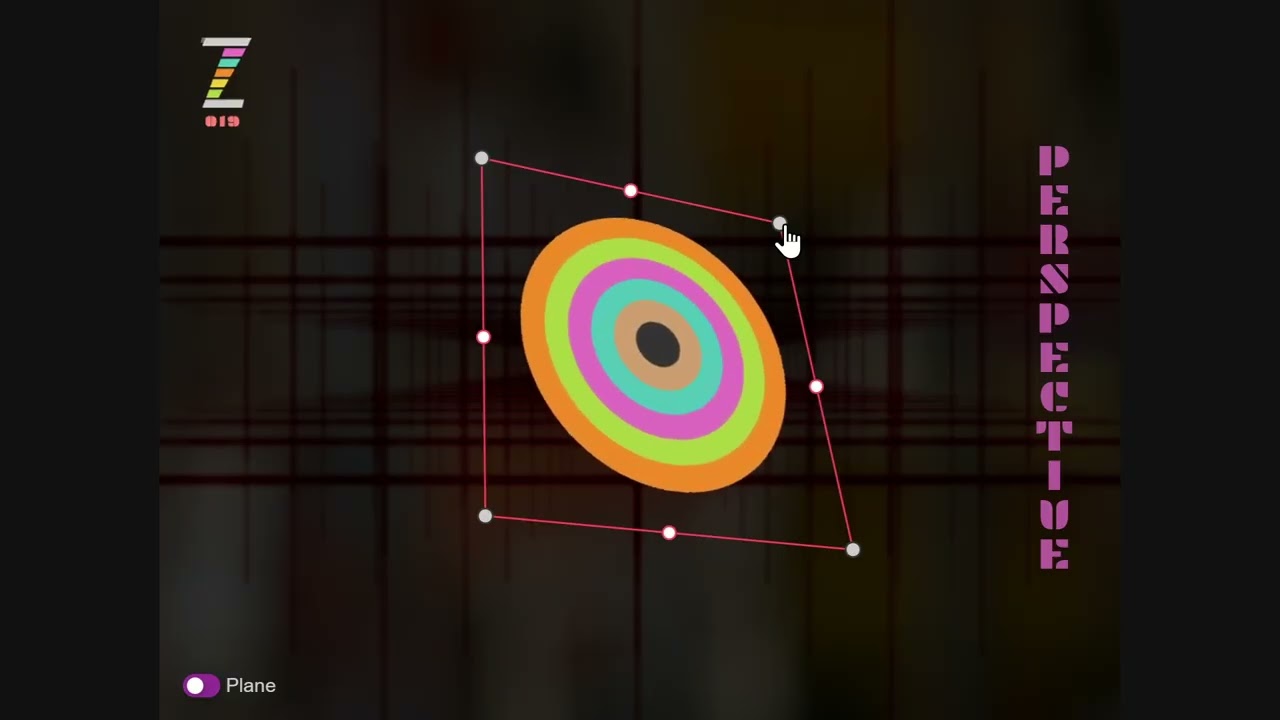 ZIM Bubbling 229.  Perspective on the Canvas!  #JavaScript #Canvas #perspective