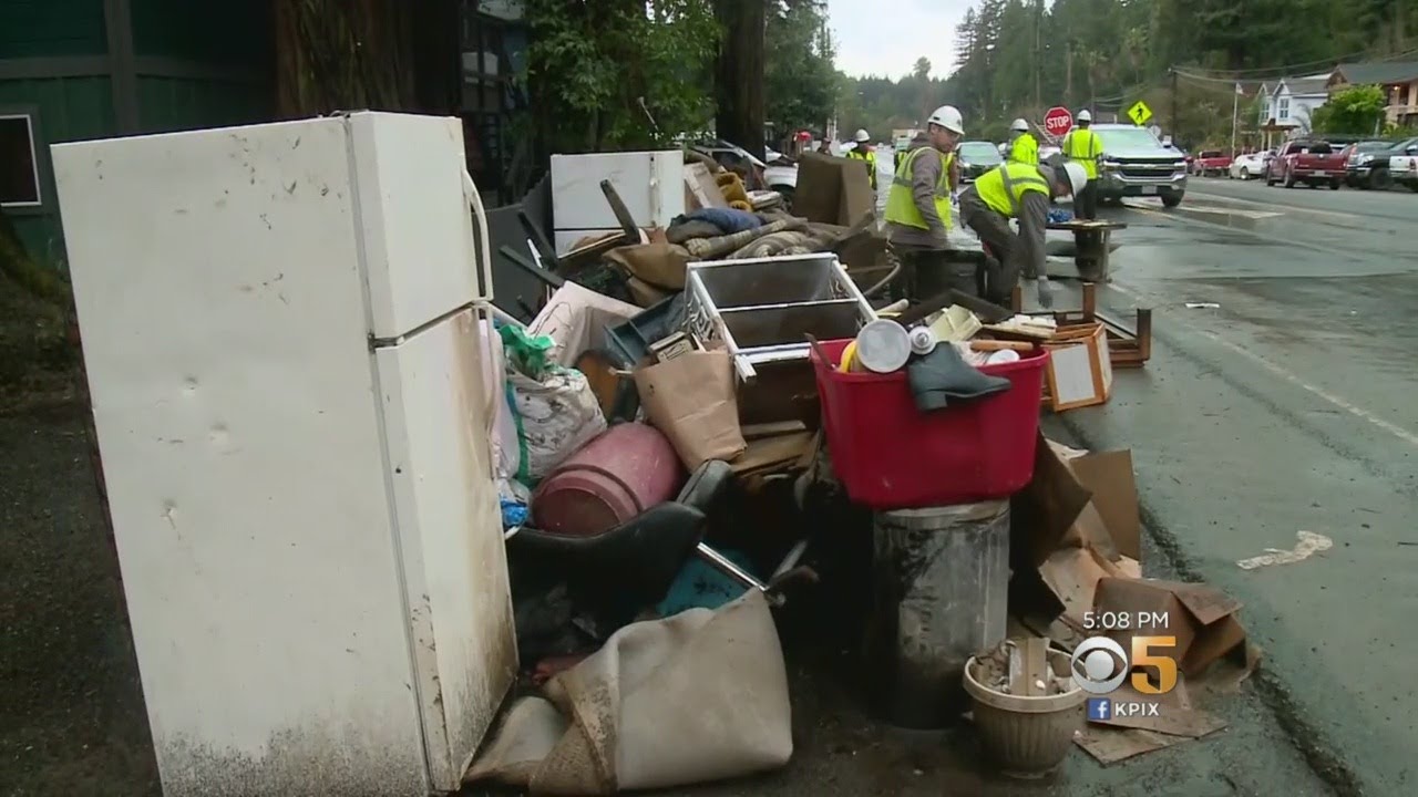 Guerneville Knee-Deep In Cleanup Effort After Russian River Flooding