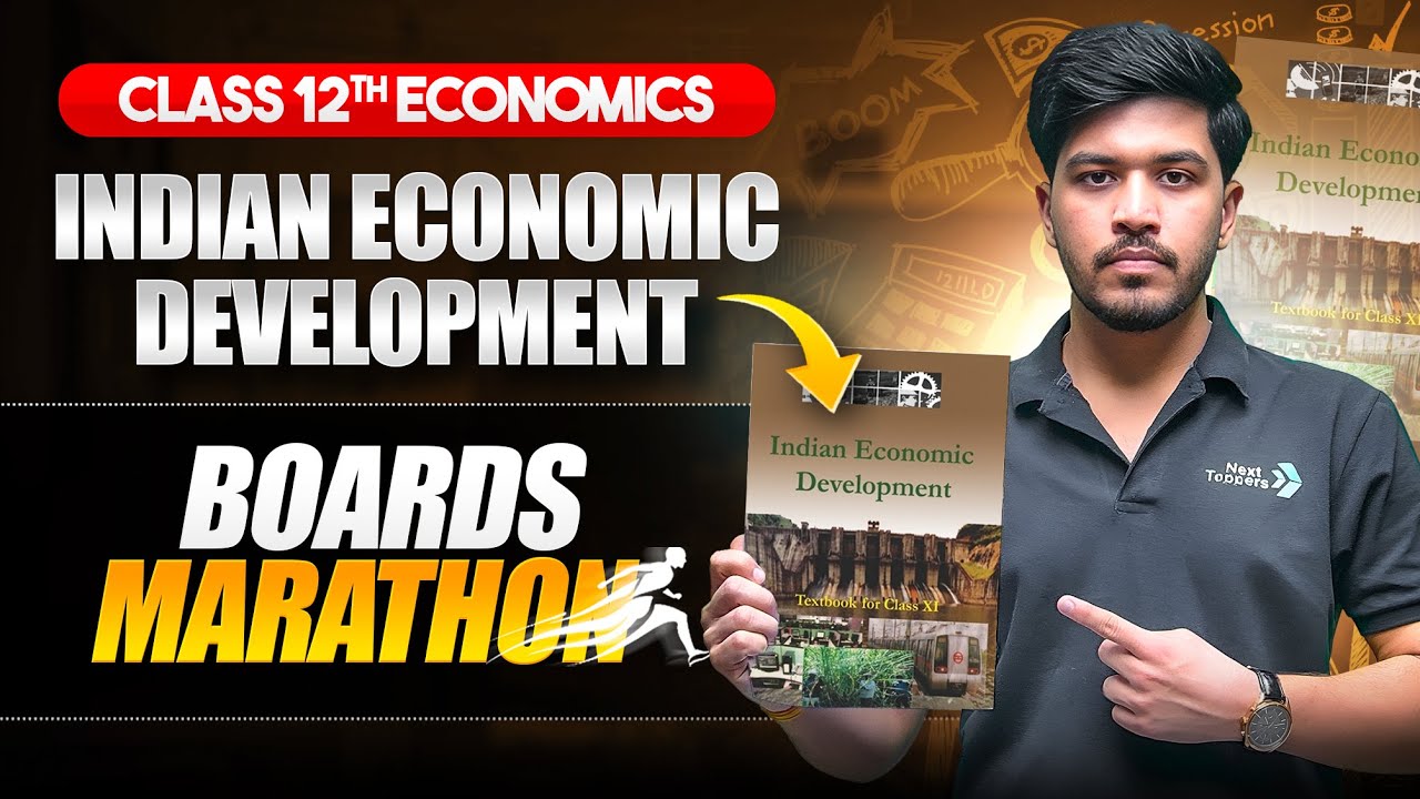 🔴 LIVE: Complete Indian Economic Development Marathon | Class 12 Economics Board Exam 2025