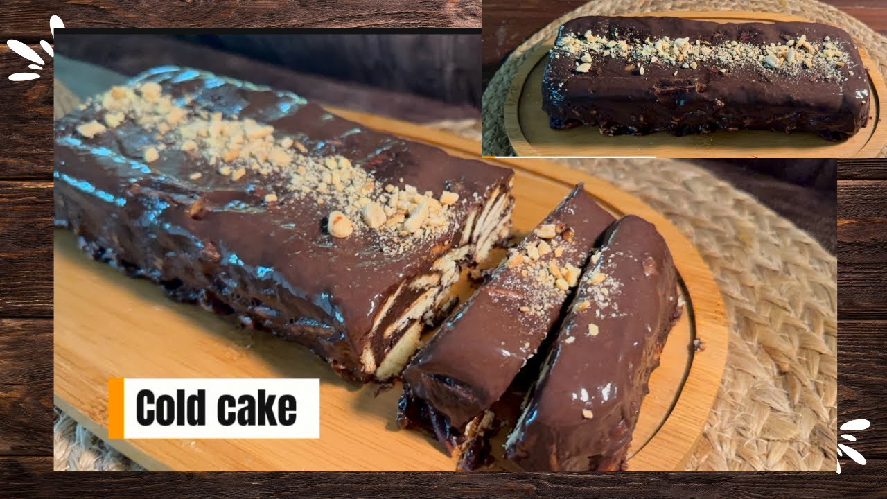 Cold cake recipe | Quick and easy cold cake | Marie biscuit cake | Marie biscuit cake | Biscuit cake